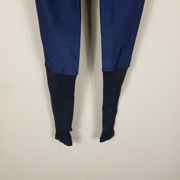 Koral Blue Chevron Vertex Stirrup Legging Women's Size XS - Picture 6 of 10